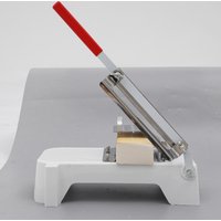Household Manual Mutton Beef Roll Slicer Compact 16.93×6.69in Detachable Easy Clean Serrated Fixing Lid Safe Spring Feeding for Shabu-Shabu Sukiyaki Hot Pot Meat Prep