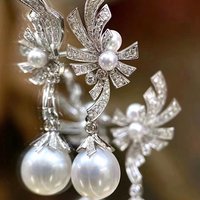 S925 Silver 9-10mm Natural Freshwater Pearl Earrings, Teardrop Near Round Slight Flaws Strong Luster, Classic Pearl Studs Gift