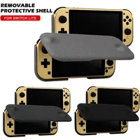 NEW For Switch Lite Protective Case Grey Flip Cover Detachable Magnetic Shell 360° All-Around Protection for Switch Lite
