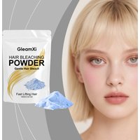 Gleamxi Hair Bleaching Powder Gentle Lifting Salon Home Use Even Lightening Professional DIY Dyeing Toning Hair Color Powder