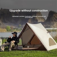 Seaside Beach Tent Park Automatic Quick Opening Triangle Tent Outdoor Portable Folding Camping Shade Tent