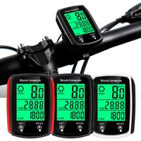 AliExpress NONE Bicycle Bike LCD Computer Wired Cycling Speed Odometer English Waterproof Bike Accessories Backlit For Day/Night Cycling