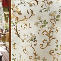 Window Privacy Film Static Cling NonAdhesive Glass Film Frosted Window Cling Anti UV Removable Heat Control Decorative Door Film