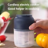 Electric Garlic Chopper Vegetable Chopper Meat Mixer Mincer Children's Kitchen Food Processor Kitchen Tools Mini Wireless USB