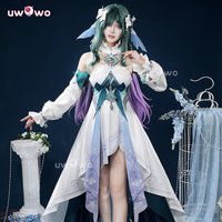 UWOWO Vodyanitsa Cosplay Kollaborationsserie: Spiel Genshin Impact Vodyanitsa Cosplay Kostüm Snezhnaya Vodyanitsa Halloween-Kostüm