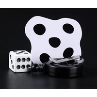 Beate a Dice Flat magic trick Flat Dice Easy Magic Close-up Dice Magic props Mini Magic Props Toys fun Toy Gift