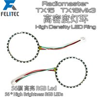 Custom High-Density High-Bright RGB LED Light Ring for RadioMaster TX15 Max, TX16 MK3