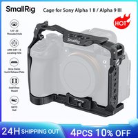 SmallRig Normal Cage for Sony Alpha 1 II/Alpha 9 III, Built-in Teleconverter Support and Quick Release Plate for Arca -5642