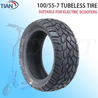 100/55-7 with Glue Run-flat Tire Improved Puncture-proof Tube CST Tyre 12inch For Kaabo Wolf King GTR Electric Scooter