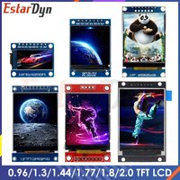 TFT Display 0.96/1.3/1.44/1.77/1.8/2.0 inch IPS 7P SPI HD 65K TFT Full Color LCD Module ST7735 Drive