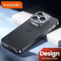 Toocki Clear Case For iPhone 15 14 13 12 11 Plus Pro Max Frosted Soft Transparent Case Shockproof Protective Cover For iPhone 15