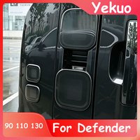 For 2026 Defender 90 110 130 Modification Accessories Black Edition Tail Light Cover for Rear Fog Light Protector