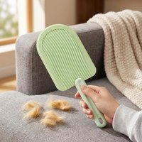 Efficient Pet Hair Remover Double-Sided Comb Massage Fur Shedding Brush for Cats Dogs Portable Grooming Tool