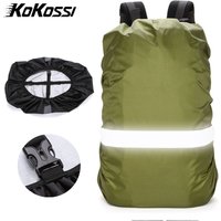 KoKossi 1PCS Double Buckle Reflective Rain Cover 20-60L Raincover Waterproof Backpack Rain Cover Outdoor Camping Cycling Hiking