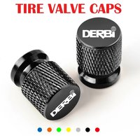 2PCS For DERBI EBE EBS D50B0 VARIANT SPORT R GPR Tire Valve Caps Wheel Tyre Cover CNC Aluminum Alloy Accessories