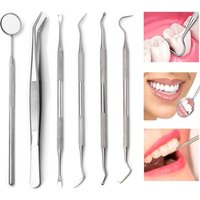 1Pcs Teeth Tools Kits Stainless Steel Clean Scraper Tooth Cleaner Tool Products Oral Care Sets
