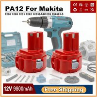 Ersatzakku für Makita PA12 DA312D ML120 12V 12,8AH Ni-MH Elektrowerkzeug-Akku