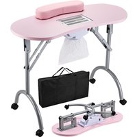 Folding nail table, wholesale portable nail workbench, movable nail table, street vendor nail table