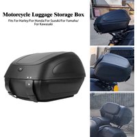 Motorcycle Trunk Bag Heavy Duty Tool Box Storage Luggage Tail Case Bag For Harley For Indian For Honda For Suzuki For Kawasaki