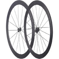 AliExpress RUJIXU 700C 6 pawls Height 30/40/50MM Pull Carbon fiber tube HUB Flat Spokes Wheel V / C brake disc brake road wheelset