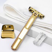 RZACLEA 21TS Glide Pro 4D Super Safety Shaving Shaver with Stand for Man Women Haft One Blade ECO-friendly Metal Razor Gift Box