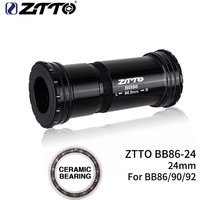 AliExpress ZTTO BB86 24 Press Fit Thread Lock Bottom Bracket ceramic bearing Thread lock For MTB Road Bike BB92 BB90 24mm Crankset chainset