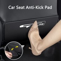 Car LOGO keyring Seat Back Protector Mat Anti Kick Pad Auto Accessory For Kia GT Line Rio Ceed Optima Sportage Picanto Proceed