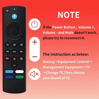 Voice Control Alexa Remote for L5B83G Fire Stick TV 3rd Gen Smart Stick 4K MAX Lite Fire Cube Smart TV Controller For Smart TV