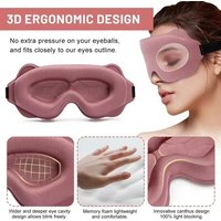3D Sleep Mask Blockout Light Blindfold Sleeping Aid Eye Masks Soft Memory Foam Face Mask Eyeshade Slaapmasker Eye Cover Patch