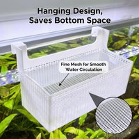 New Fish Breeding Isolation Box Aquarium Fry Shrimp Hatching Separator Net Box For Guppy Betta Fish Juvenile Fish Separation