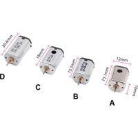 Micro 10mm*12mm Mini FK-N20/N21/N30 Motor DC 3V 3.7V 6V 7.4V High Speed Strong Magnet DIY RC Drone Aircraft Toy Car