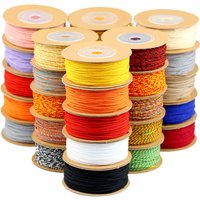 Thread Rope Macrame Cord Rope 1mm 1 Roll Hand-Woven For Jewelry Making Necklaces Bracelets Pendants Rope DIY Supplies Findings