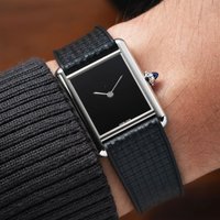 CTS FKM Rubber Watch Strap 16mm 18mm 19mm 20mm 21m 22mm 23mm 24mm for Cartier Rolex Datejust With Folding Buckle Waterproof