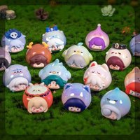 Genshin Impact Furina Mini Anime Figure Blind Box Q Version Kamisato PVC Dolls Desk Decoration Toys Surprise Gifts for Gamers
