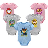 Paw Patrol Newborn Clothes Baby Girl Boy Romper Rubble Chase Skye Infant Cotton Bodysuit Marshall Rocky Jumpsuit Toddler Clothes
