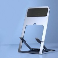 2025 Version Integrated Foldable Portable Stand, Ergonomic Adjustable Desktop Mount for Mobile Devices and Laptops
