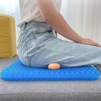 Honeycomb Gel Cushion Office Seat Cushion Thickened Enlarged Pad For Home Office Car Chair Daily Household Seat Use
