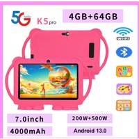 2025 New 5G WIFI 7-inch Children's Tablet 4GB+64GB ROM Drawing and Learning Portable Mini Tablet Quad Core Dual Cameras 4000mAh