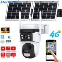 O-Kam Pro 4G Solar Dual Lens Security Camera 8MP 4K Outdoor PTZ Cam 10400mAh Battery AOV Mode PIR Night Vision CCTV Surveillance
