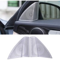 Car A Pillar Stereo Speaker Audio Loudspeaker Sound Cover Trim For Mercedes-Benz C Class W205 2015-2019 Interior Accessories