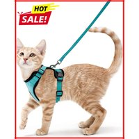 Adjustable Anti-Escape Small Cat Belt Kitten Harness Light Breathable Soft Pet Vest Wiring Harness Traction Belt Kitten Walking
