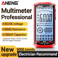 Digital Multimeter Rechargeable Professional 6000 Counts AC/DC voltage current Ammeter Capacitor Detector Electrician Tools