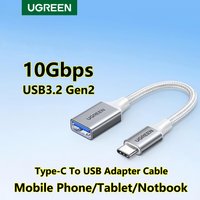 UGREEN Type C To USB3.2 OTG Adapter Data Cable Converter For Apple iPhone 17 16 15 iPad Macbook Samsung USB C Cable Android 15cm