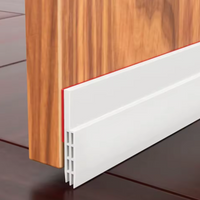 1M-2M-3M Door Bottom Sealing Strip Windproof Dust Stopper Guard Rain Weatherstrip Noise Reduction Insulator Sealer Home Hardware