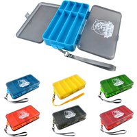 Double Sided Fishing Box Plastic Fisherman Tackle Boxes Bait Container Lure Hook Tool Case Accessories Organizer for Fishing