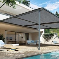 Grey sunshade net UV protection sunshade privacy net garden courtyard