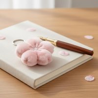 2026 New Cherry Blossom Plush Doll Pendant Soft Kawaii Pink Flower Keyring Toy Gift for Car Bag Accessory