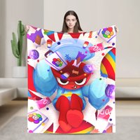 Dandys World Astro Sleep Flannel Blankets Super Soft Throw Blanket for Outdoor Airplane Travel Street Bedspread Sofa Bed Cover