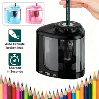 TENWIN Electric Sharpener Desktop Automatic Portable Pencil Sharpener Suitable To Pencils 6-8mm for Students School Stationery