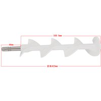 2024 Ice Cream Maker Stirring Rod/Shaft/Mixer Screw Rod - 1 PCS Ice Cream Maker Accessory for Taylor, Oceanpower & Spaceman